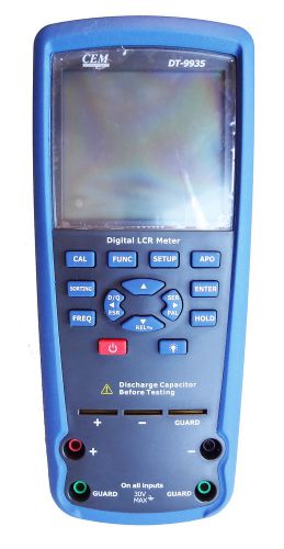 Kelvin 4-wire ohm tester dt-9935 lcr meter inductance capacitance q, d theta new for sale