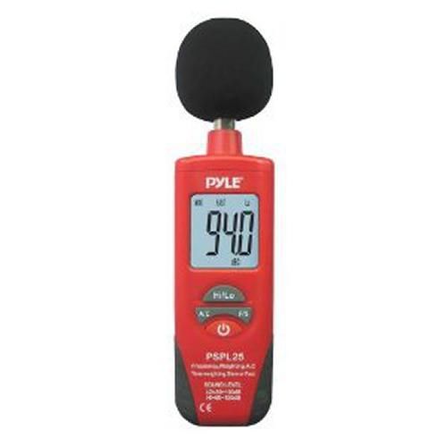 Pyle pro audio digital handheld sound level meter a &amp; c frequency weighting new for sale