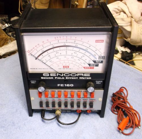 Sencore FE160 Senior Field Effect Hi-Lo Meter, Working/Vintage!