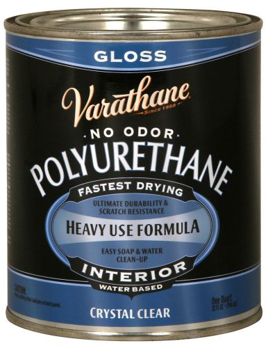 Varathane 200041 1 quart gloss interior water-based diamond polyurethane finish for sale