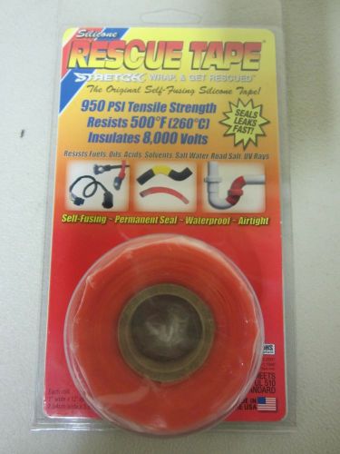 NEW! RESCUE TAPE Silicone Tape 1&#034; x 12&#039; ORANGE RT1000201201USC FREE SHIPPING!!