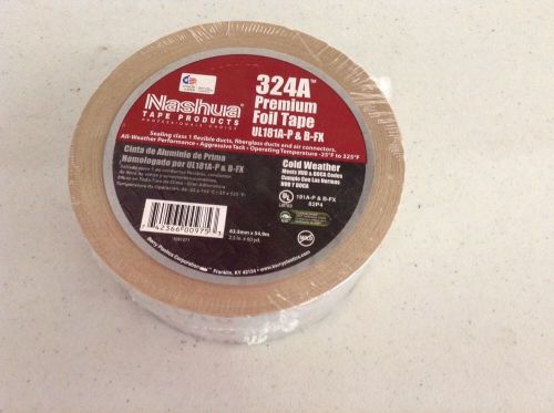 Nashua 324A Premium Foil Cold Weather Tape UL181A-P &amp; B-FX  2.5” by 60 yards