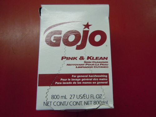 New gojo 9128-12ct pink &amp; klean skin cleanser 800-ml dispenser refill, 1 case for sale