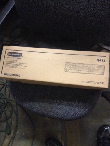 (Box of 12) Rubbermaid Q412 18&#034; HYGEN™ Microfiber Dust Pads (NEW)