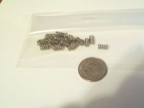 Stainless steel compression spring lot 25 pcs..030x.182~ x.325~ 5 3/4 coils for sale