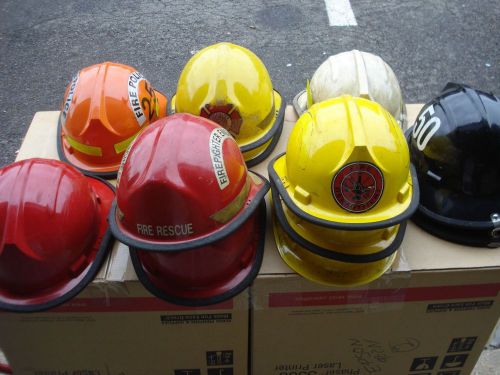 Helmet Outer Shells Lot of 12 BULLARD Firefighter Turnout Fire Gear