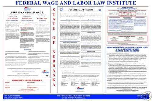 Nebraska (NE) All-In-One Labor Law Poster