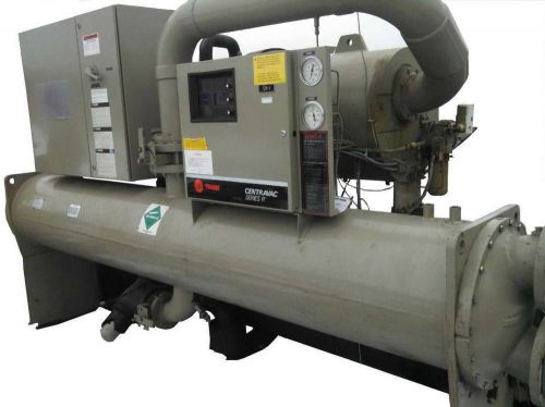 Trane 225 ton water cooled rotary chiller rtha255 w centravac series r control for sale