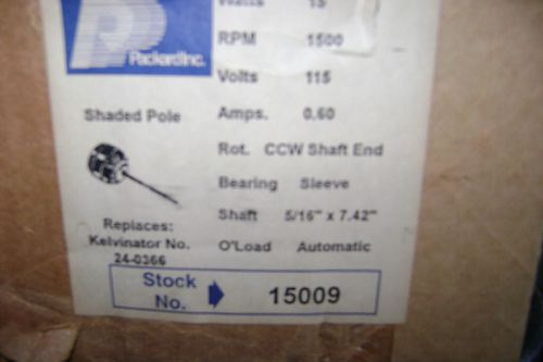 Packard Inc Motor 24-0366 Stock # 15009 *NEW IN BOX*