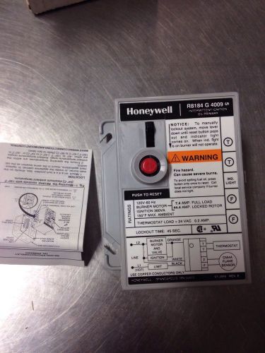 Honeywell R8184G 4009 Oil Burner Control