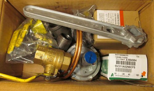 New accessory kit for riello 40 f10 oil burner honeywell redhat valves regulator for sale