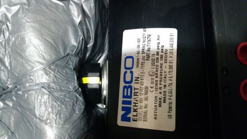 Air actuated spring return butterfly valve - 3&#034; flanged nibco t116759 for sale