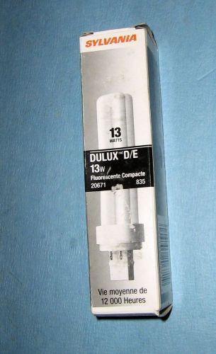Sylvania 20671 Dulux D/E G24q-1 Compact Fluorescent Lamp, Light Bulb,Substitute