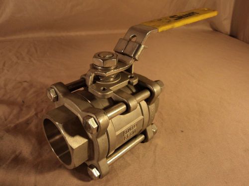 Sharpe 1-1/2&#039;&#039; cf8m stainless socket weld ball valve for sale