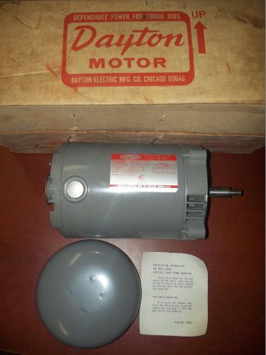 Industrial dayton electric jet pump motor 5k660 1/2 hp 3450 rpm 230 volt for sale
