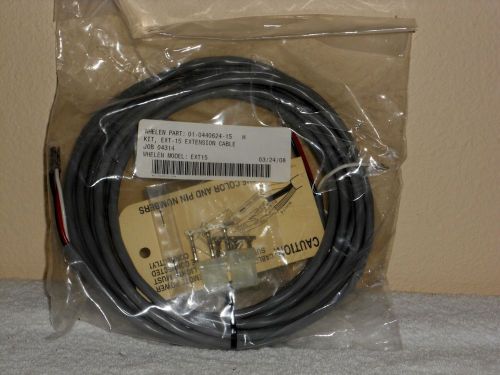 WHELEN EXTENSION CABLE 15&#039; NEW IN PACKAGE MODEL EXT15 PART 01-0440624-15 GRAY
