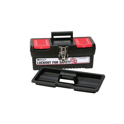 Brady storage tool box 14&#034; x 7-1/8&#034; x 5-1/2&#034;   lockout for safety  105905 new for sale