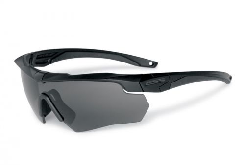 ESS Eyewear 740-0504 Black Frame Crossbow Protective Glasses (2X Kit) Smoke
