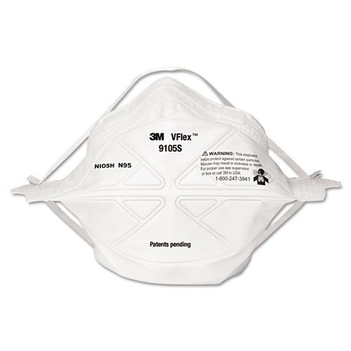 3M VFlex Particulate Respirator N95, Small, 50 Box. Sold as Box of 50