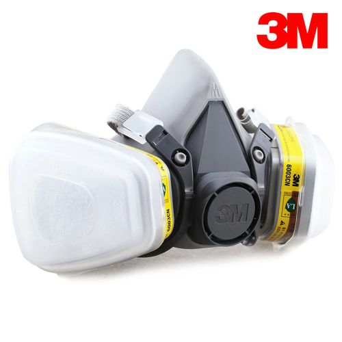 3m 6200 + 6003 vapor/acid gas cartridge (7-piece suit) reusable respirator for sale