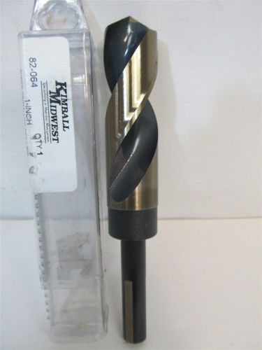 Kimball Midwest 82-064, 1&#034;, HSS, S&amp;D Reduced Shank Drill Bit