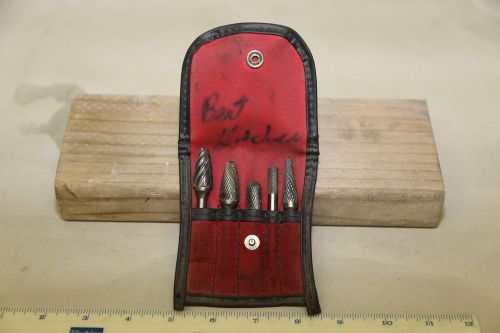 Matco Tools Carbide Burrs (5) plus pouch case