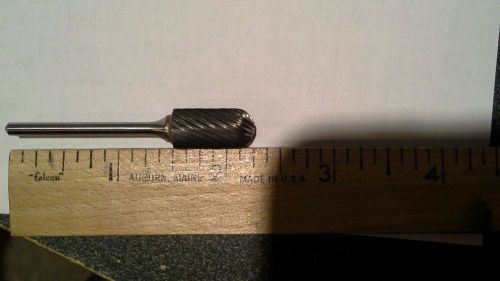 Carbide burr  sc-3 radius end 3/8&#034; hd, 1/8&#034; fits pencil grinder! brand new! for sale