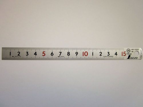 SHINWA 15cm Mini Pick Up Ruler Metric 13131 Japan