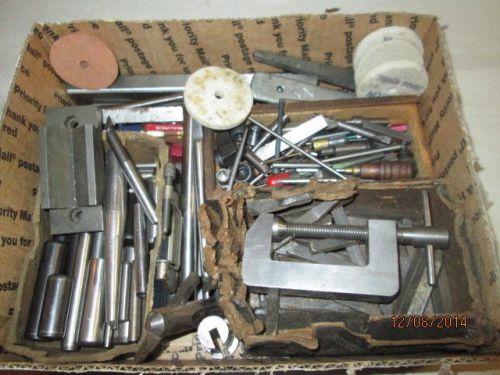 MACHINIST LATHE MILL Lot of Machinist Clamps Steel Stamps Cutters Blocks Etc