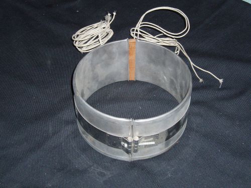 Fast heat band heater, 7.5&#034; x 4&#034; w/ 59&#034; cable, 1000w 230v eh for sale