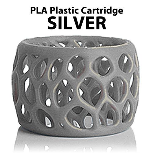 CubePro PLA Filament Cartridge - Silver