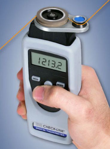 Yarn Meter Tachometer, Non-Contact 1.00 - 99,999 rpm Contact 1.00 - 19,999 rpm