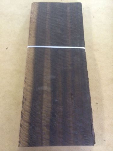 Wood Veneer Fumed Eucalyptus 7x18 22pcs total Raw Veneer  &#034;EXOTIC&#034; FEU7 10-21
