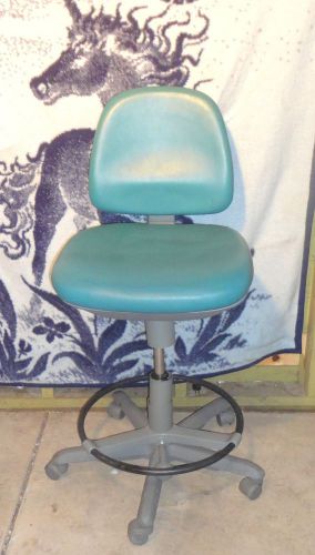 MEDICAL OFFICE DENTAL DOCTOR&#039;S STOOL/CHAIR / TEAL (blue green) Dauphin BL1300