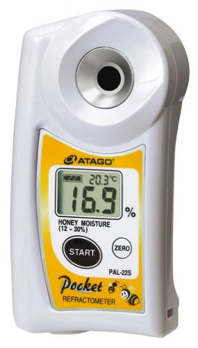 New atago pocket refractometer pal-22s honey moisture meter 12-30% digital for sale