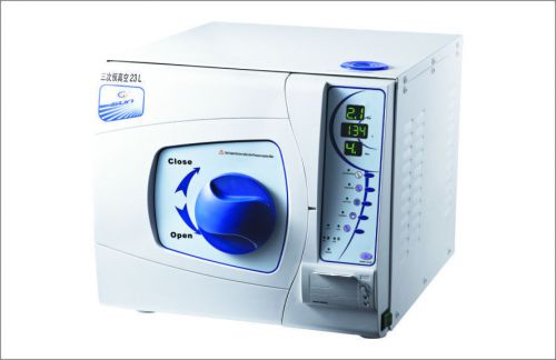 2012 new dental autoclave sterilizer vacuum pressure steam 23l with printer for sale