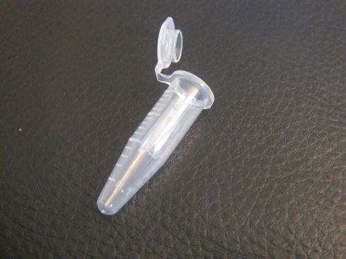 Micro Centrifuge Tubes with attached Cap, 1.5 ml, 1 Bag of 100 units