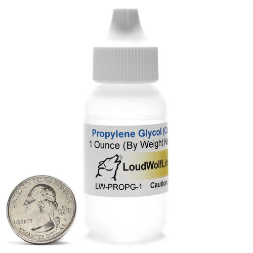 Propylene Glycol / 1 Fluid Ounce / Dropper Bottle / 99.5% USP Food Grade