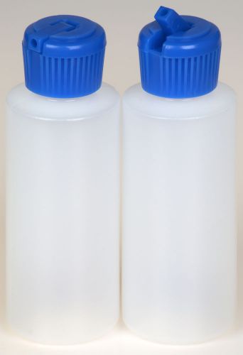 Plastic bottle w/blue turret lid, 2-oz., 30-pack, new for sale