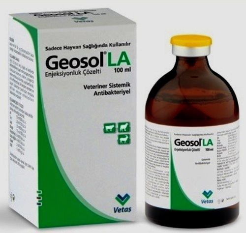 Antibacterial geosol l.a injectable solution oxytetracycline hydrochloride anima for sale
