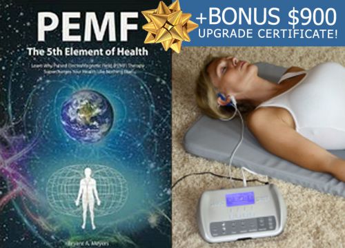 Pemf the fifth (5th) element book + bonus imrs machine super upgrade certificate for sale