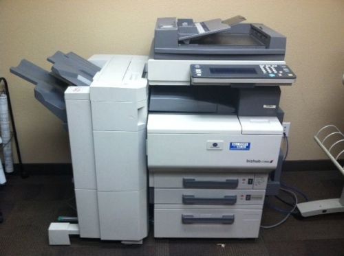 Konica minolta bizhub c350 copier/scanner/printer w/ fiery for sale