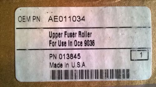 OEM UPPER FUSER ROLLER FOR USE IN OCE 9036
