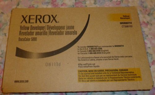 Xerox DocuColor 5000 Yellow Developer-005R00714