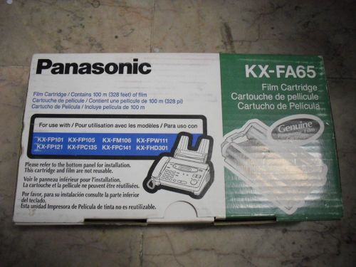 New ! 2PK GENUINE PANASONIC FAX CARTRIDGES KX-FA65 KX-FM106 KX-FPW111
