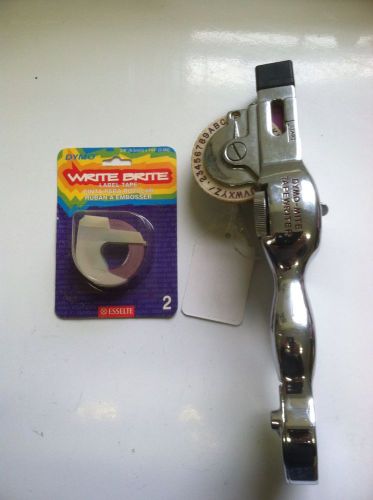 Dymo-mite tapewriter label maker vintage with tape works great for sale