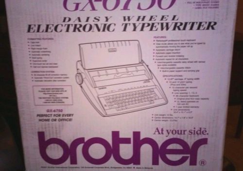 Brother Correctronic GX-6750 Portable Daisy Wheel Typewriter