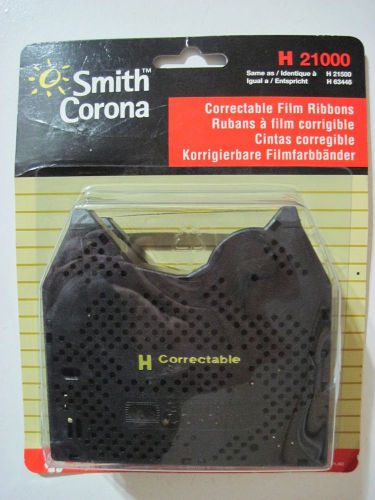 New in Box Smith Corona H 21000 Correctable Film Ribbons 2 Pack Black