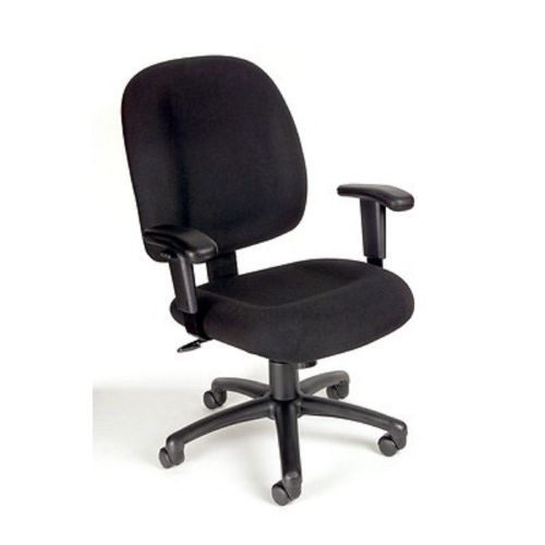 Boss mid-back ergonomic task chair (black) for sale