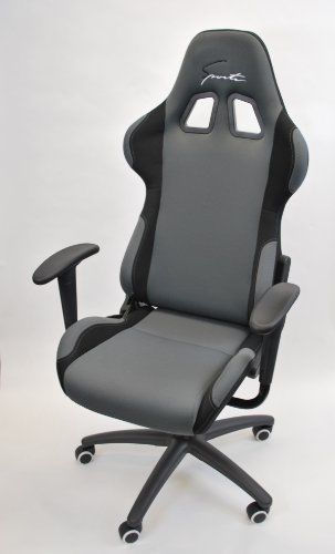 BRAND NEW Art Modern Racing Car Seat Office Chair Gray
